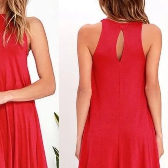 Lulus Red Dress XS - Picture 5 of 5